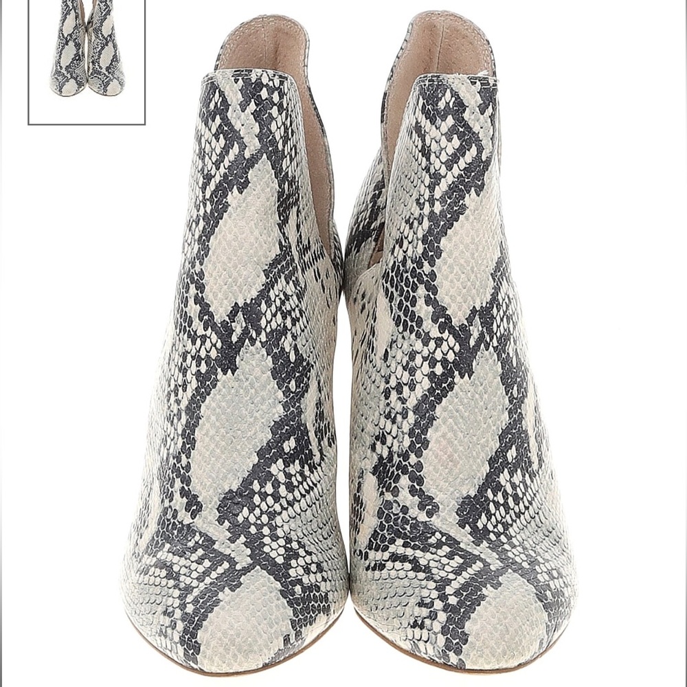 Steve Madden Snake Print Booties